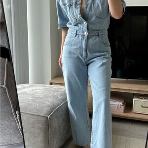 Light Blue Denim Jeans Mango